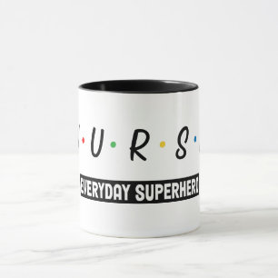 Caneca Enfermeira Super-herói do dia a dia