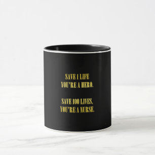 Caneca Enfermeiras Engraçadas Salvam Vidas Piada