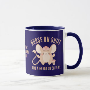 Caneca Enfermeiro Bonito NO SHIFT Jerboa Café