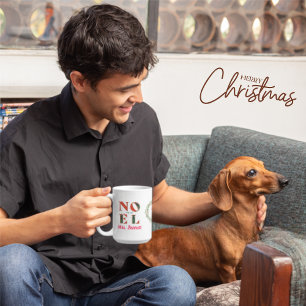 Caneca Enfermeiro de Noel de Natal Personalizado Bonito P