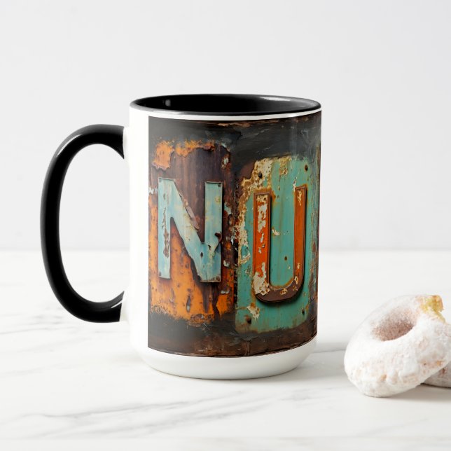 Caneca Enfermeiro Rustic Plate (Com Donut)