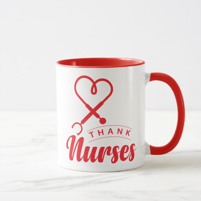 Caneca Enfermeiros Obrigados (Direita)