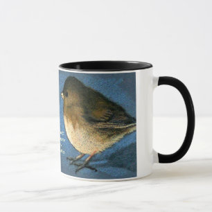 Caneca Enfrentar de dois pássaros: Café, conversação,
