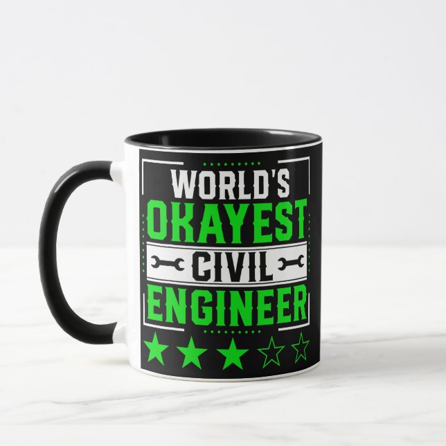 Caneca Engenharia Civil do Engenheiro Civil Mais Ocupado  (Esquerda)