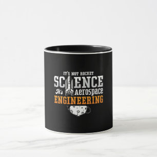 Caneca Engenheiro aeroespacial Não é espaço para ciência 