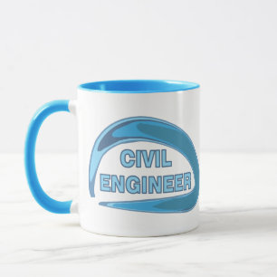 Caneca Engenheiro Civil Azul
