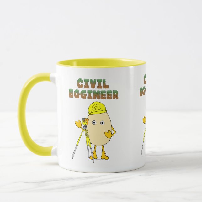 Caneca Engenheiro de Engenheiro Civil (Esquerda)