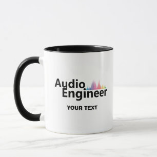 Caneca Engenheiro de Som Personalizado Engenharia de Áudi