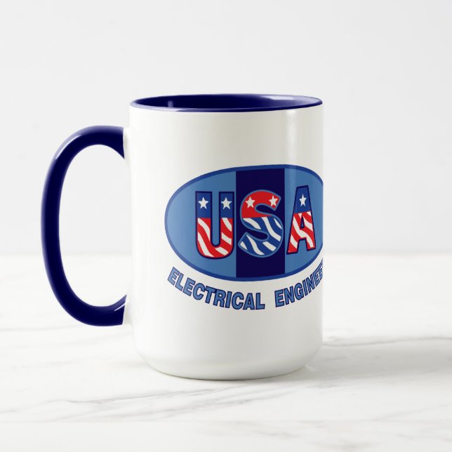 Caneca Engenheiro Elétrico Patriota (Esquerda)