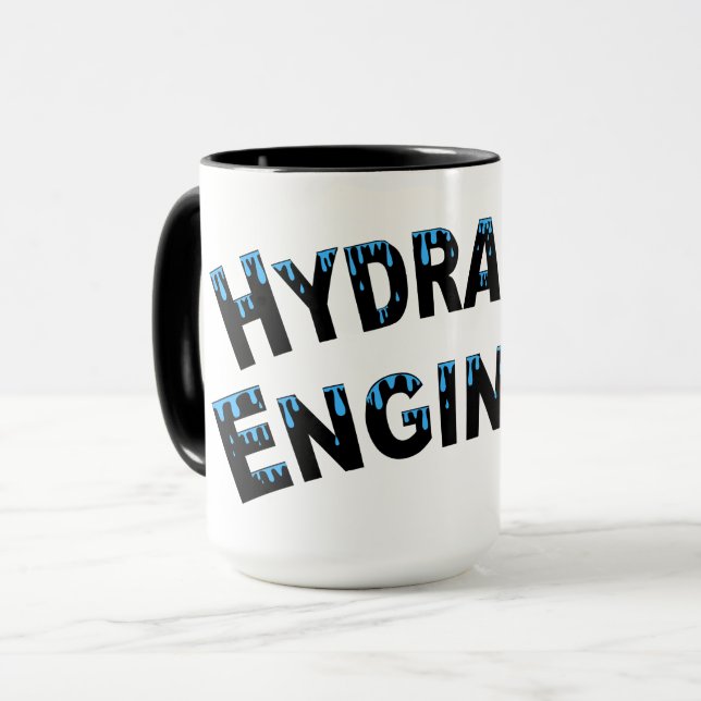 Caneca Engenheiro Hidráulico Lâmpada de Água (Frente Esquerda)