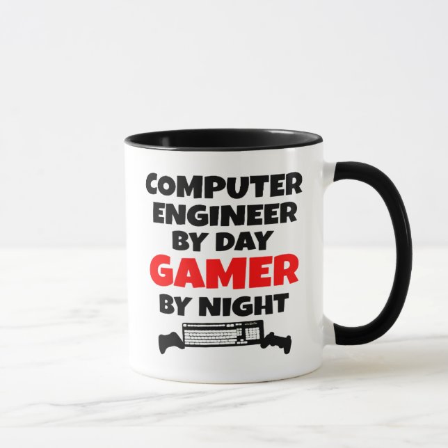 Caneca Engenheiro para computador jogador (Direita)
