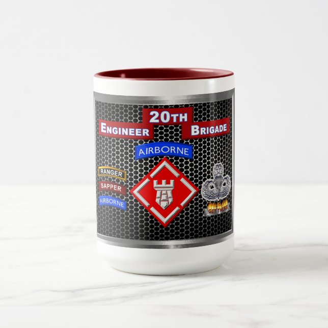 Caneca Engenheiro poderoso de Brigada-Ar (Centro)