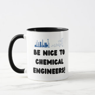 Caneca Engenheiro Químico Divertido — Seja Legal com o Ch