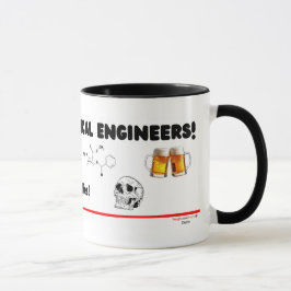 Caneca Engenheiro Químico Divertido — Seja Legal com o Ch