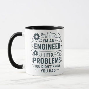 Caneca "Engineering Blueprint Mug - Design geométrico par