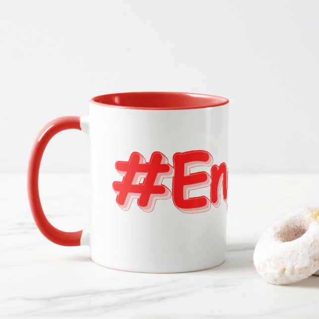 Caneca "#England" Design. Comprar Agora (Com Donut)
