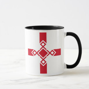 Caneca England Mug - Cruz Rune anglo-saxônica