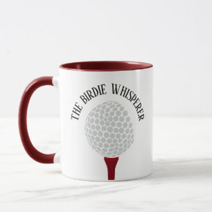 Caneca Engraçada A Bola De Golfe Birdie Whisperer