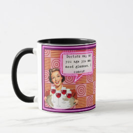 Caneca Engraçada Café Presente Melhor Amiga "Óculo