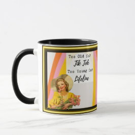 Caneca Engraçada Café Presente Melhor Amiga "Tik T