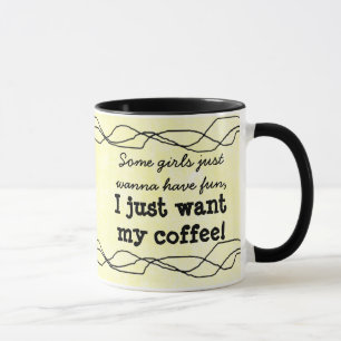 Caneca Engraçada Coffee Mug Amarelo feminino