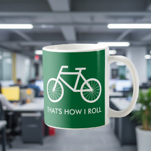 Caneca engraçada da bicicleta para entusiastas da