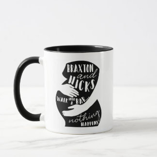 Caneca engraçada da gravidez dos aldeões de
