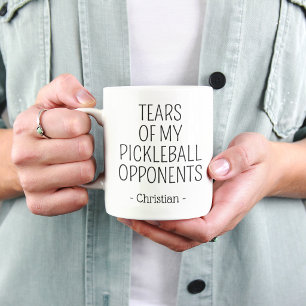 Caneca Engraçada das Lágrimas dos Meus Adversários