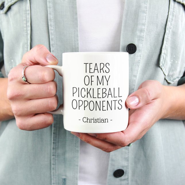 Caneca Engraçada das Lágrimas dos Meus Adversários (Criador carregado)