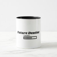 Caneca Engraçada de Estudante de Odontologia Futur