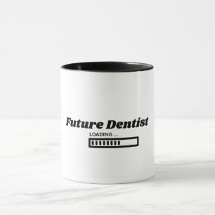 Caneca Engraçada de Estudante de Odontologia Futur