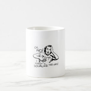 Caneca engraçada de Homeschool
