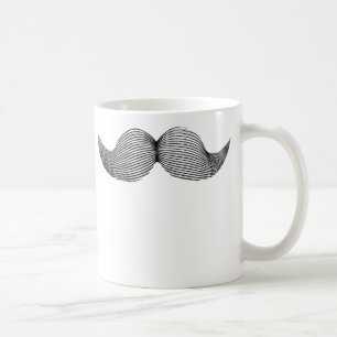 Caneca engraçada do bigode