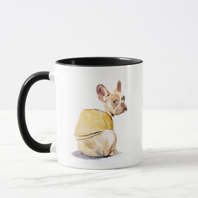 Caneca Engraçada do Bulldog Francês – Caneca de Ca (Esquerda)