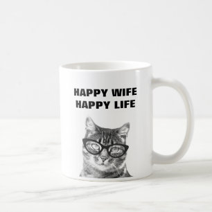 Caneca engraçada do gato das citações do casamento