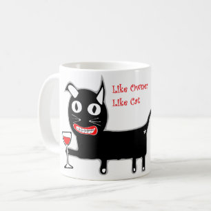 Caneca engraçada do gato para o amante do gato que