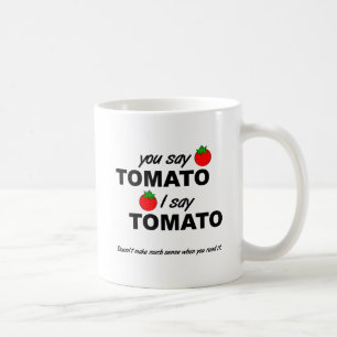 Caneca engraçada do tomate do tomate