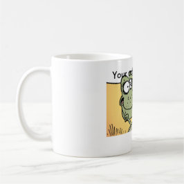 Caneca engraçada dos desenhos animados da piada do