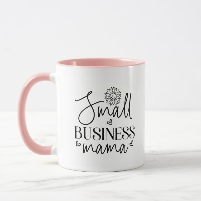 Caneca Engraçada Mama de Pequenas Empresas (Esquerda)