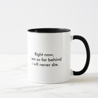 Caneca engraçada - o deus pôr me sobre