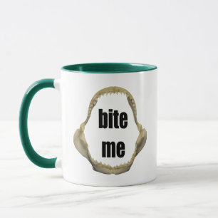 Caneca Engraçada Pescar Mug Pescar Humor Pescar Me Morde
