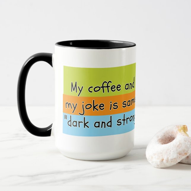 Caneca engraçada presente perfeito para amante de  (Com Donut)
