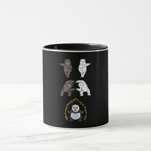 Caneca Engraçado Amante de os animais de Urso Polar (Centro)