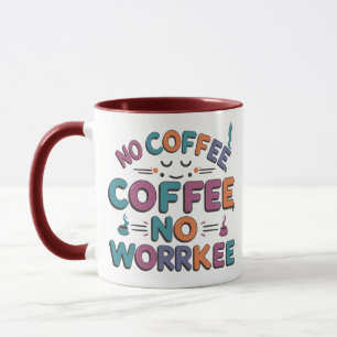 Caneca Engraçado Café Lover Combo Mug