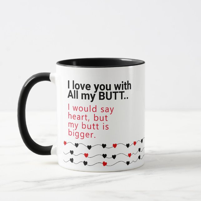 Caneca Engraçado Café Mugs Sayings - Mulheres e Homens Ad (Esquerda)