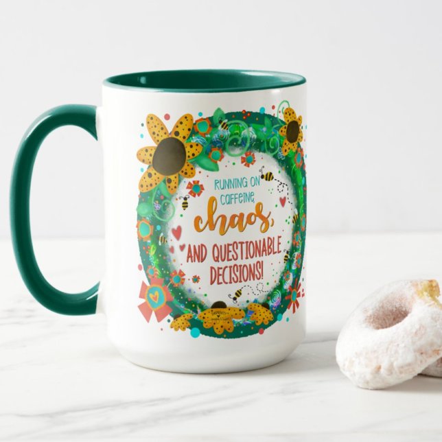 Caneca Engraçado Café Trendy Inspirivity Na moda (Criador carregado)