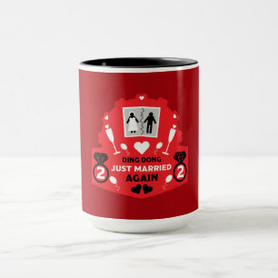 Caneca Engraçado, casou novamente