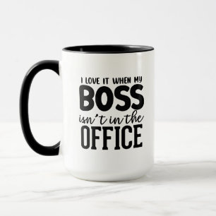 Caneca Engraçado Chefe escritório de arte