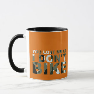 Caneca Engraçado Ciclismo Camo, você me perdeu, não bicic