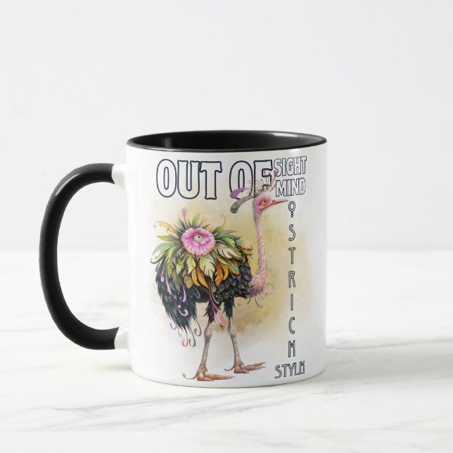 Caneca Engraçado cita Pássaro Quente Quadrado Engraçado (Esquerda)
